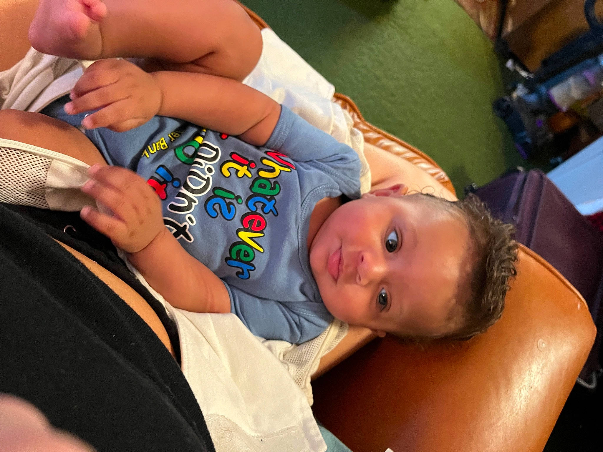 Caleb joined the competition — help win amazing prizes! baby, chest, child, comfort, elbow, finger, fun, gesture, hand, human_leg, joint, knee, leg, leisure, mouth, nail, person, thigh, thumb, toddler