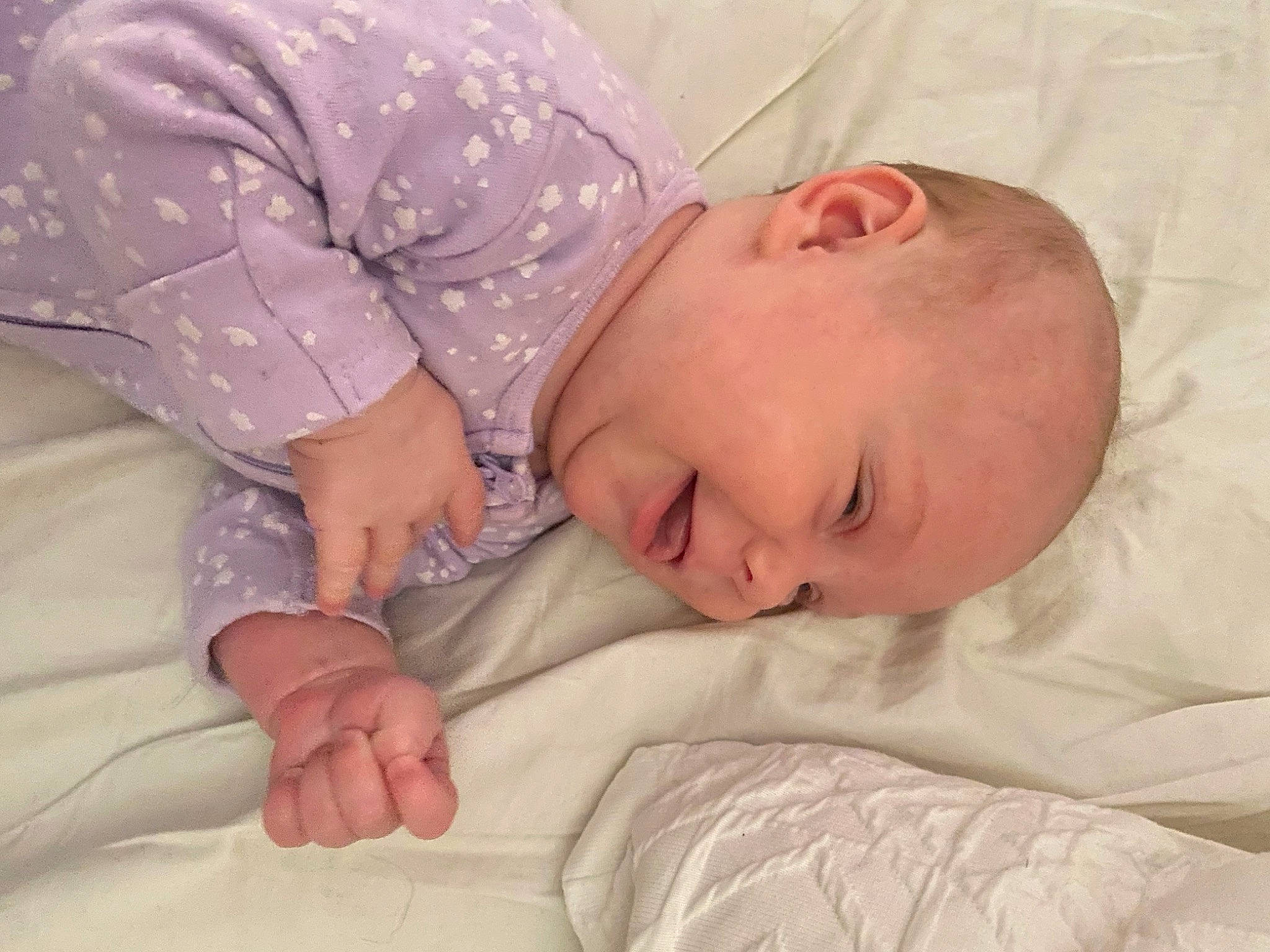 Winter joined the competition — help win amazing prizes! baby, baby_products, baby_sleeping, bed, bedding, bedtime, child, comfort, flesh, linens, nap, person, room, skin, sleep, sleeve, toddler