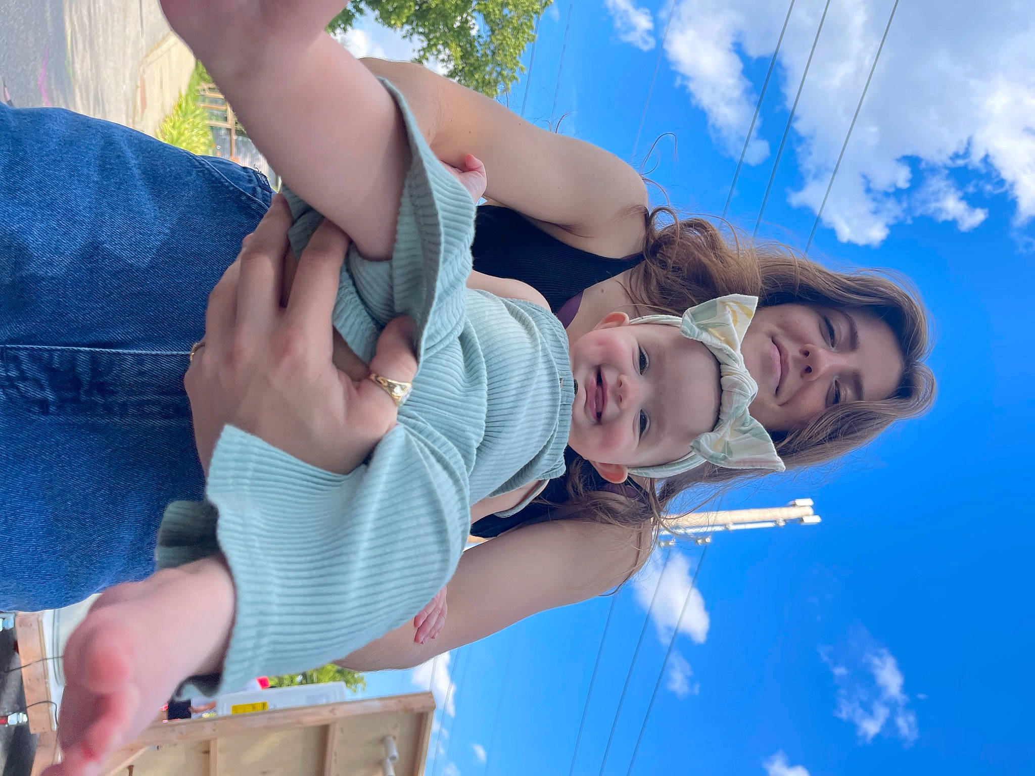 Juniper joined the competition — help win amazing prizes! blue, child, cloud, elbow, electric_blue, event, fun, gesture, grass, hand, happy, joy, leisure, people_in_nature, person, sky, toddler, travel, tree, vacation