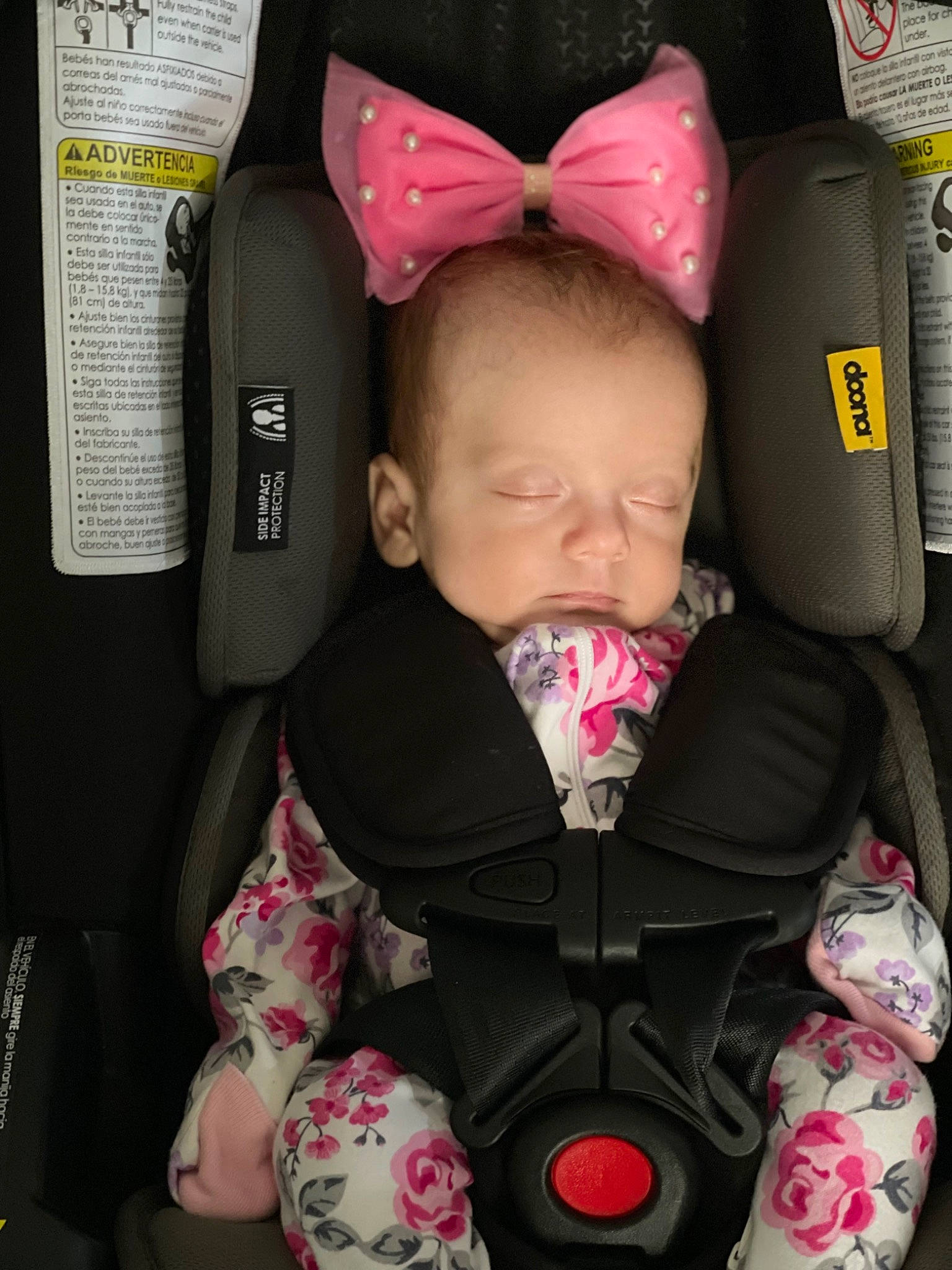 Abdala joined the competition — help win amazing prizes! auto_part, baby, baby_carriage, baby_in_car_seat, baby_products, baby_toddler_clothing, bag, car_seat, cheek, child, comfort, ear, eye, face, material_property, person, pink, seat_belt, sitting, sleeve