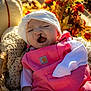 baby, infant, yawning, pink_overalls, white_hat, basket, knitted_blanket, flowers, autumn, cozy, outdoor, daylight, cute, sleepy, portrait, child, person, soft_texture, nature, seasonal