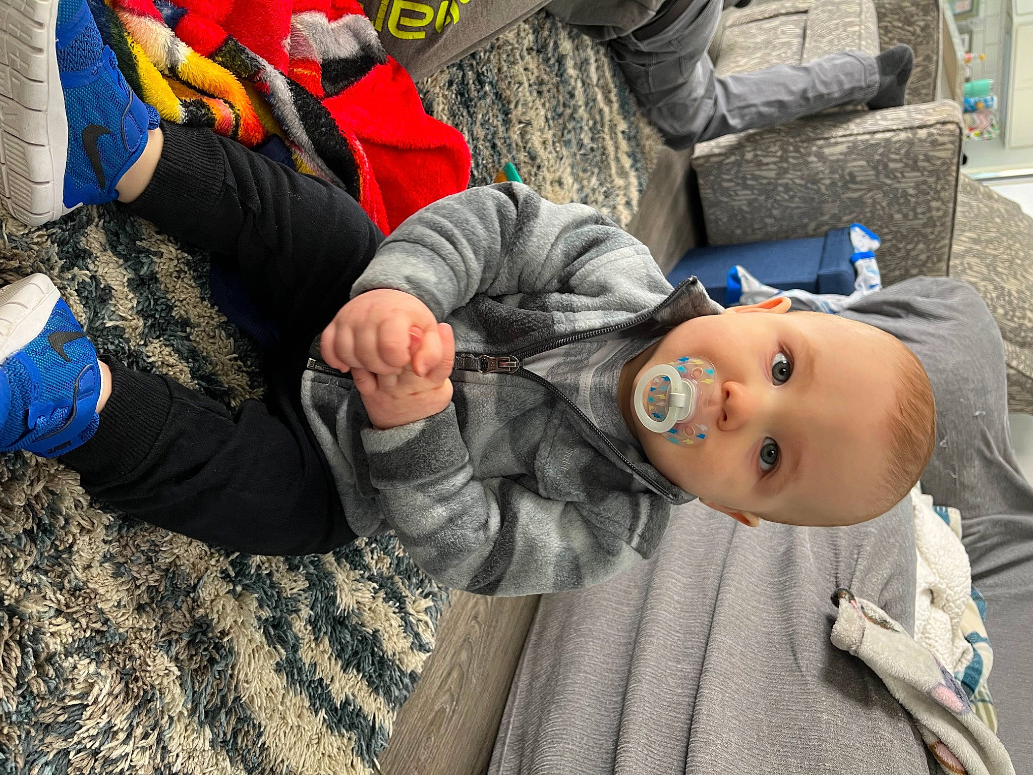 Westin joined the competition — help win amazing prizes! child, comfort, cool, denim, eyewear, finger, fun, gesture, grass, hand, happy, hat, human_body, joint, leisure, person, sitting, sunglasses, thumb, toddler