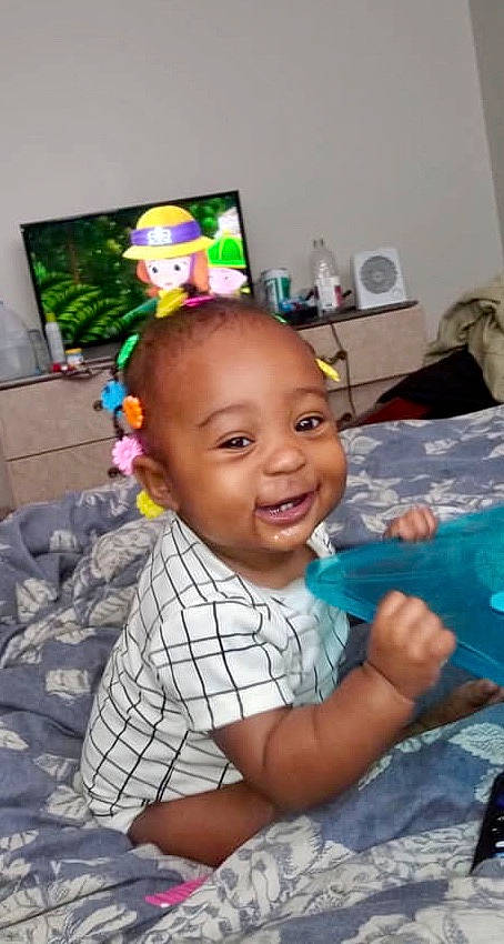 Amilliana is registered to the contest to win money with this photo: adaptation, baby, cheek, child, fun, head, person, play, smile, toddler