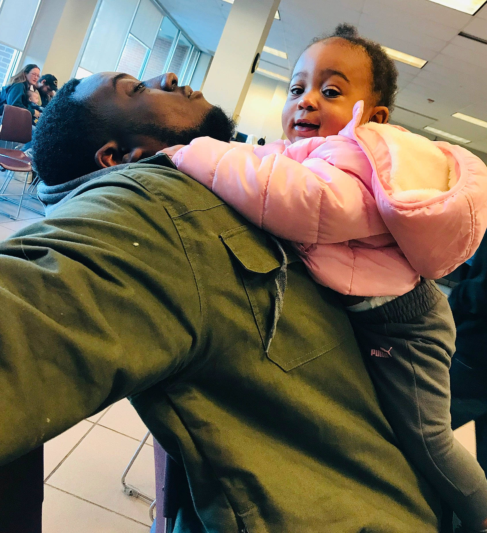 Amilliana is registered to the contest to win money with this photo: hug, person