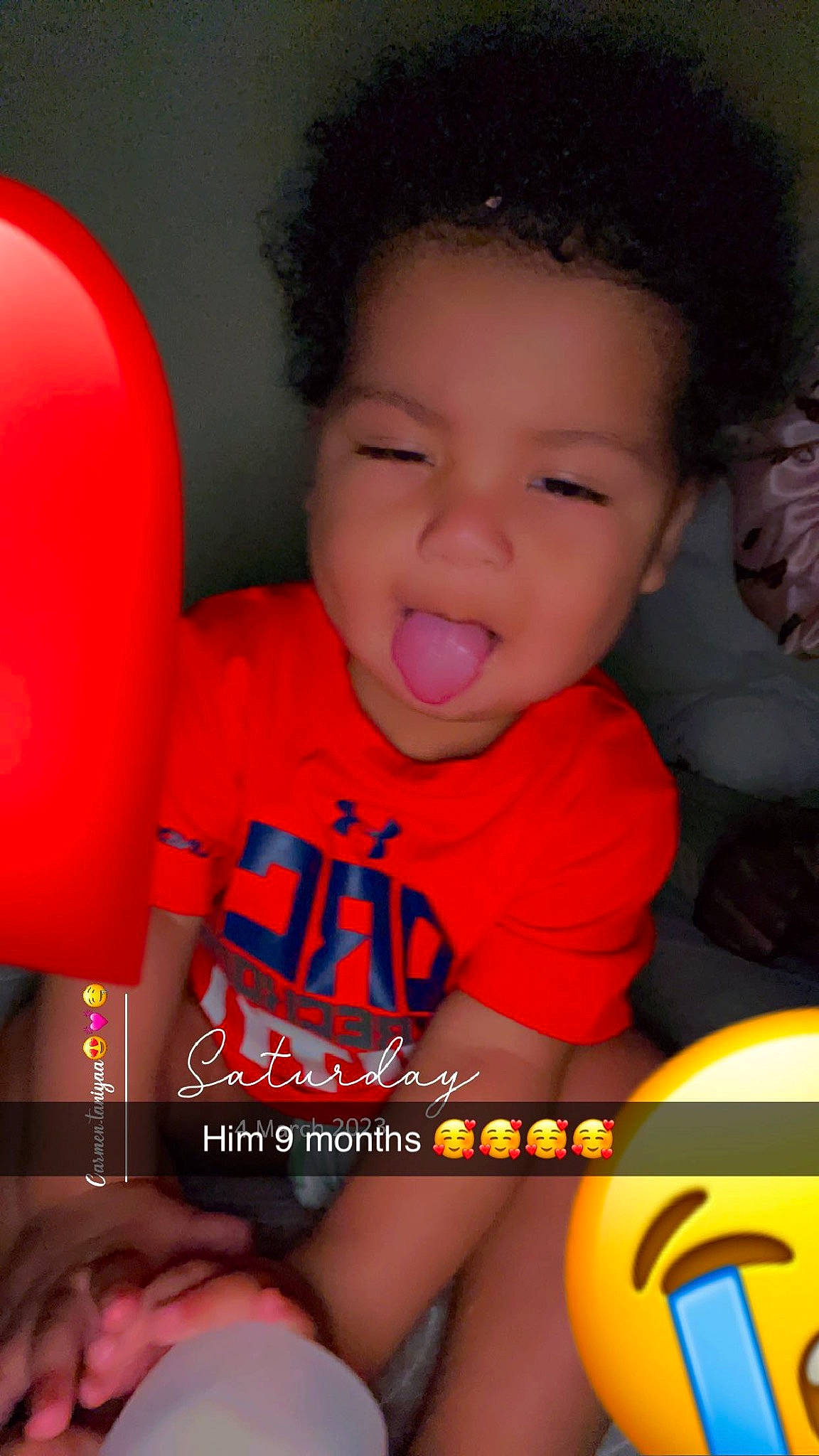 Carter joined the competition — help win amazing prizes! baby_toddler_clothing, balloon, beauty, cheek, child, chin, cool, eyelash, facial_expression, finger, flash_photography, fun, happy, lip, mouth, muscle, nose, person, pink, thigh