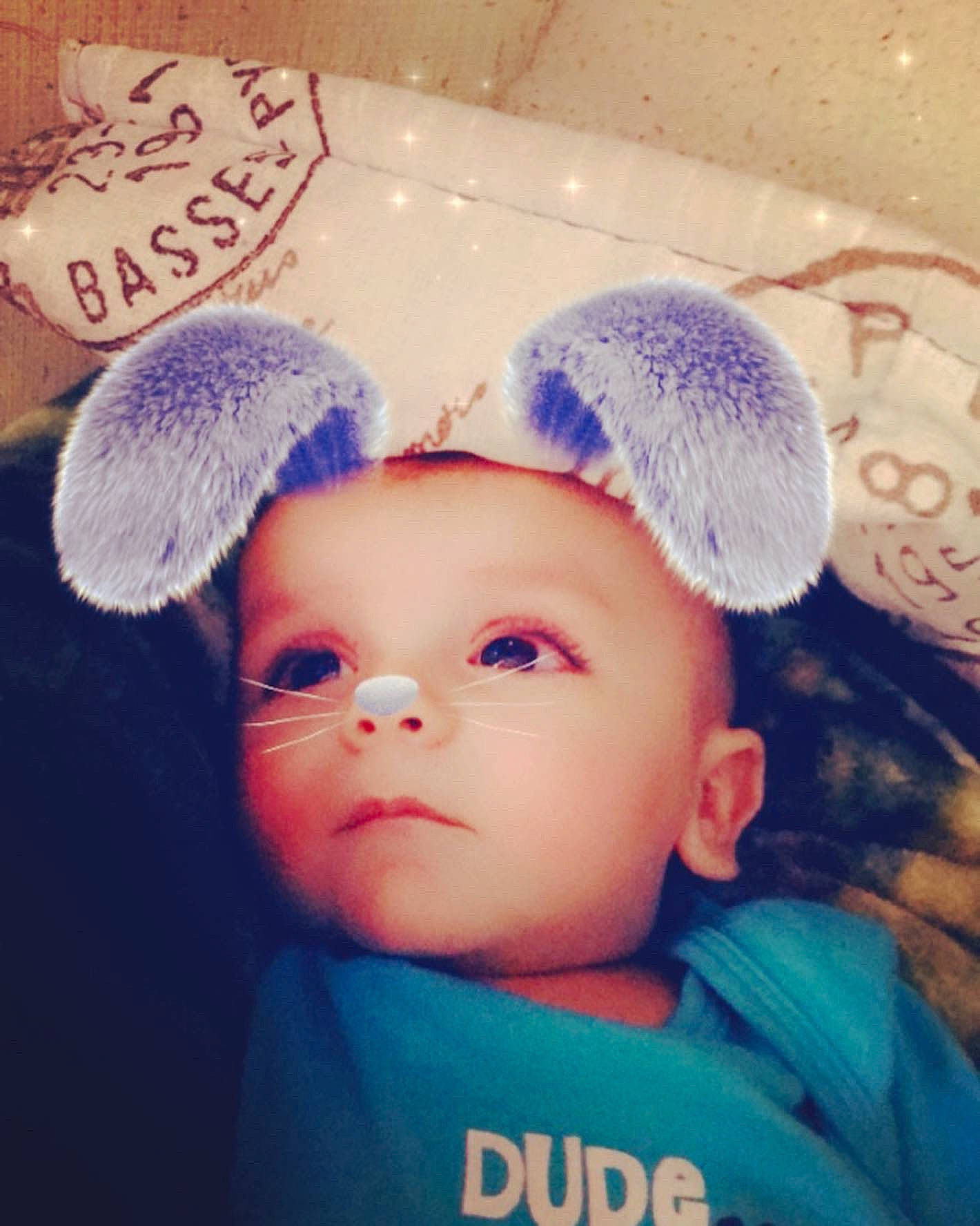 Kooper joined the competition — help win amazing prizes! azure, baby, baby_toddler_clothing, cap, cloud, costume_hat, ear, eyelash, forehead, happy, hat, head, headgear, headwear, human, iris, nose, organ, person, pink