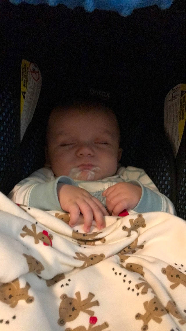 Kooper joined the competition — help win amazing prizes! baby, baby_products, baby_toddler_clothing, bedtime, carmine, cheek, child, chin, comfort, finger, gesture, infant_bed, linens, mouth, nail, nose, person, skin, textile, thumb