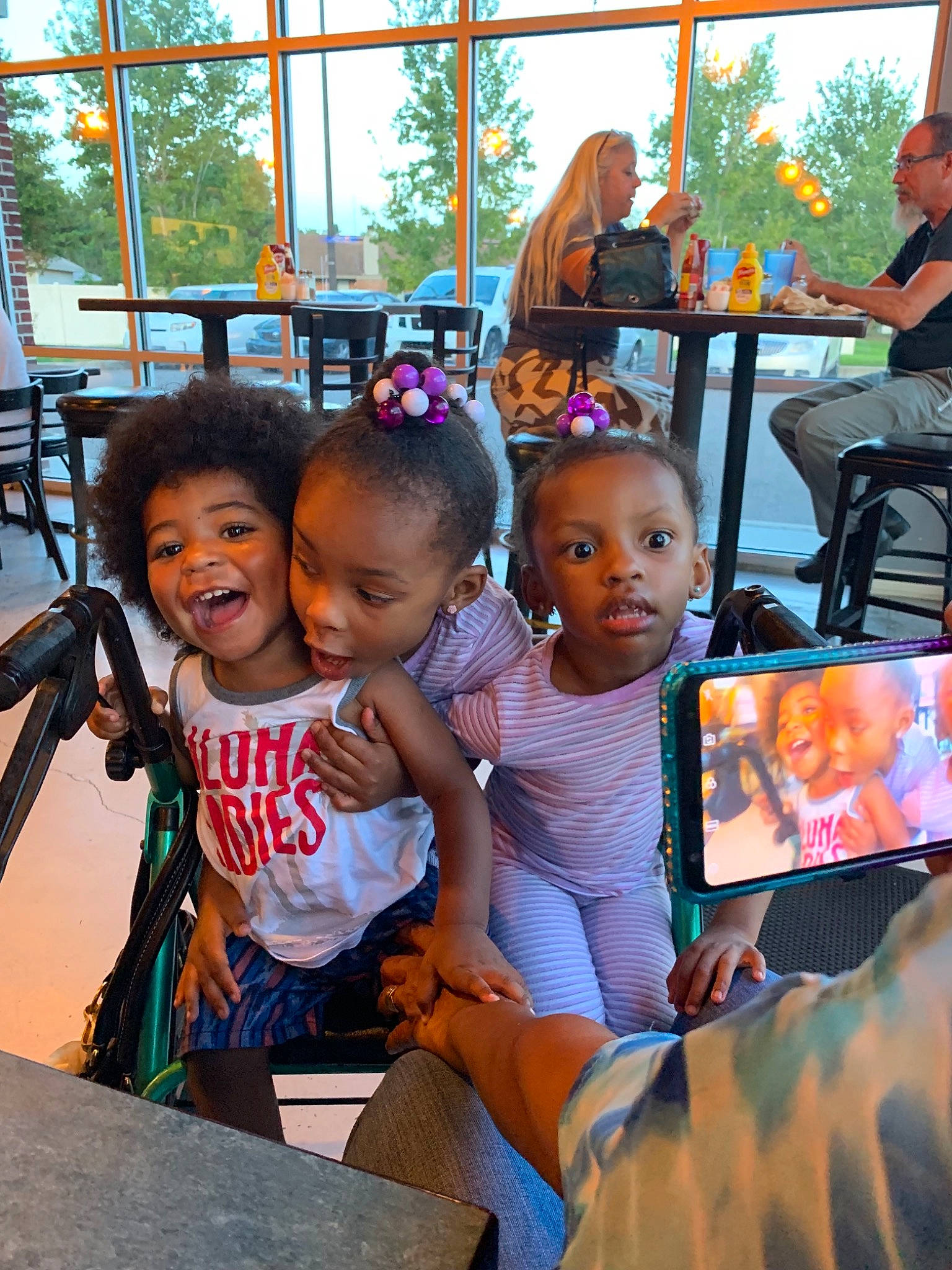 Imari is registered to the contest to win money with this photo: adaptation, child, community, face, family, fun, happy, house, joy, leisure, party, people, person, play, skin, smile, summer, toddler, tourism, tree