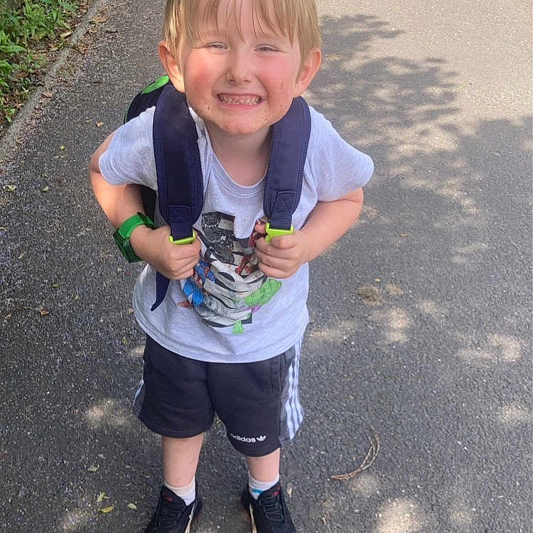 Harley-lee joined the competition — help win amazing prizes! boy, child, city, clothing, face, footwear, head, male, pants, path, person, photography, portrait, road, shoe, shorts, sidewalk, street, urban, walking