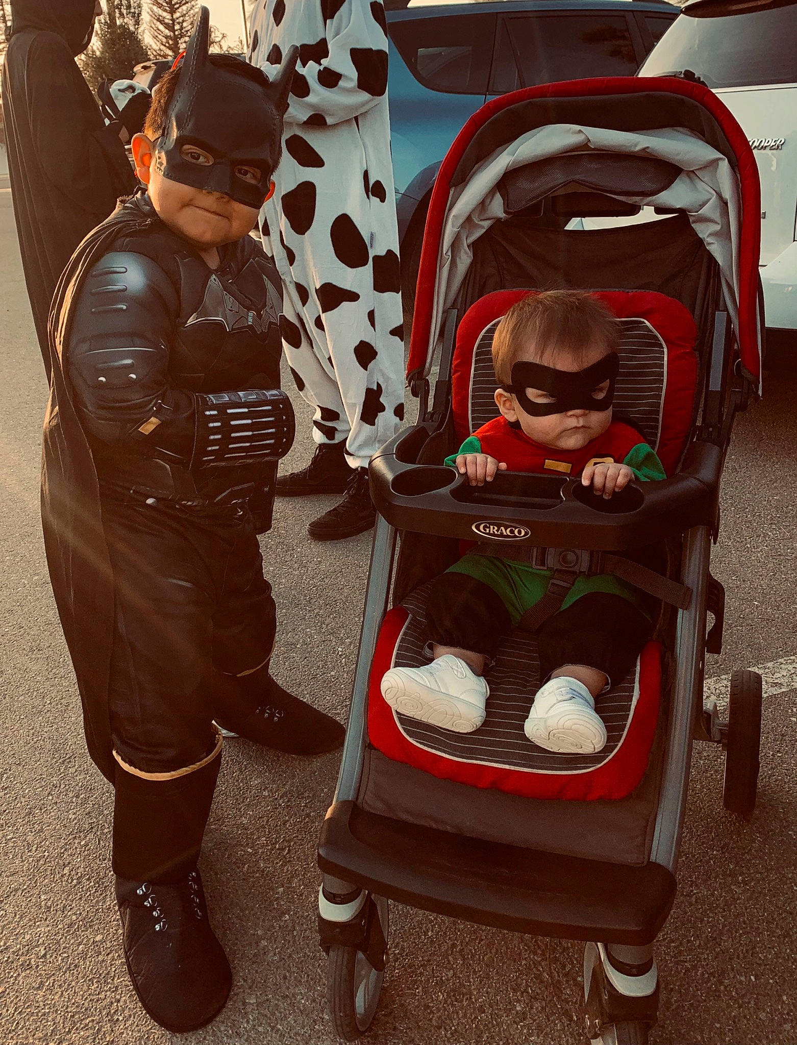 Joaquin joined the competition — help win amazing prizes! automotive_design, automotive_exterior, automotive_lighting, baby, baby_carriage, baby_products, bag, boot, child, eyewear, fictional_character, hat, helmet, leather_jacket, motor_vehicle, person, personal_protective_equipment, sports_gear, tire, toddler