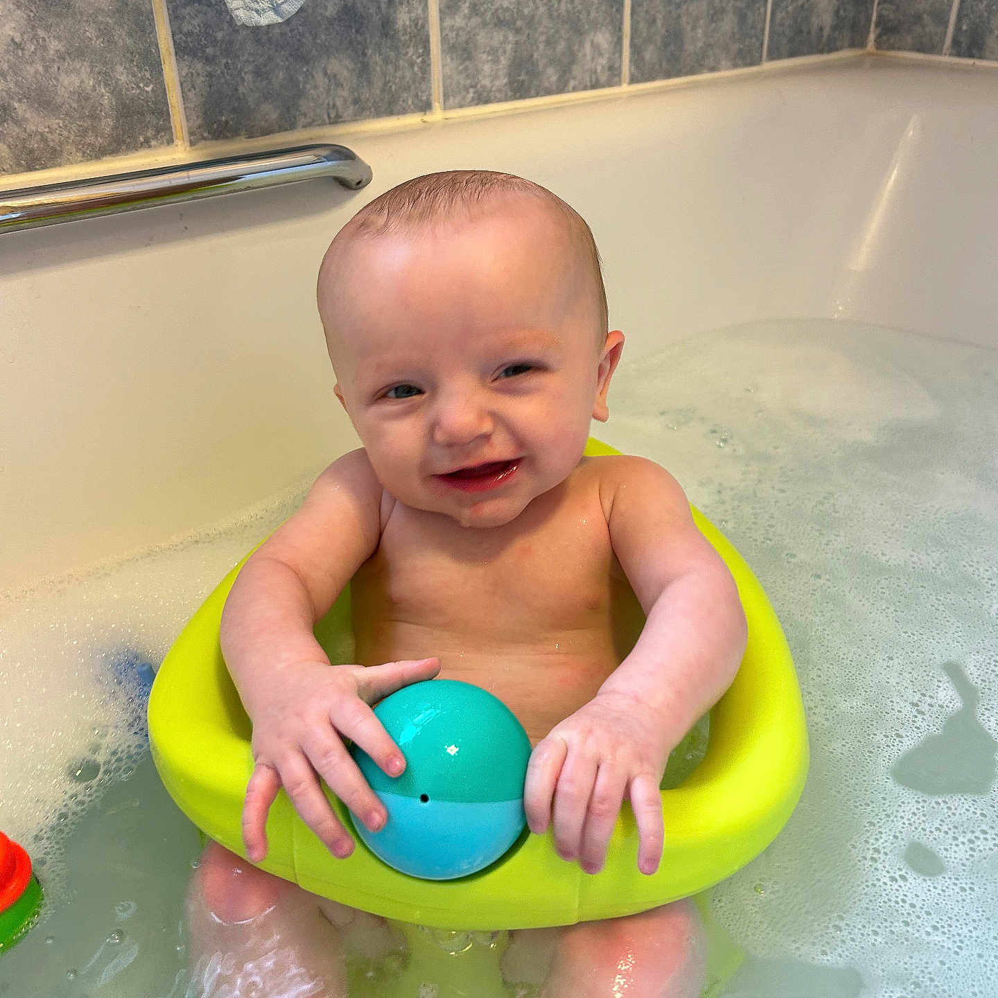 Romeo Alexander joined the competition — help win amazing prizes! baby, bathing, bathtub, bodypart, face, finger, hand, head, indoors, leisureactivities, person, photography, pool, portrait, sphere, sport, swimming, tub, water, watersports