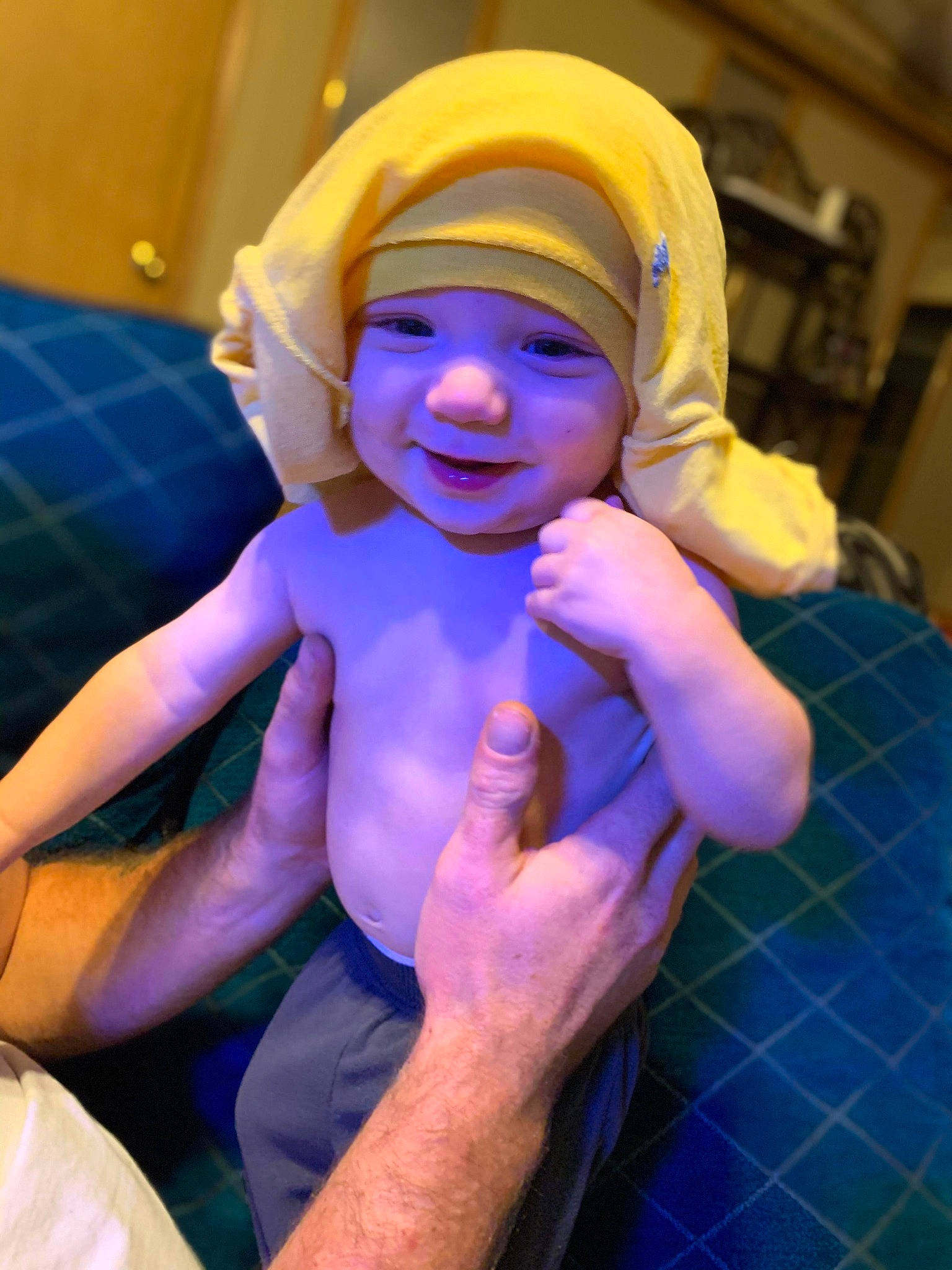 Bellamy joined the competition — help win amazing prizes! animation, blue, child, electric_blue, finger, fun, hand, headgear, headwear, person, purple, smile, thumb, toddler, vacation, yellow