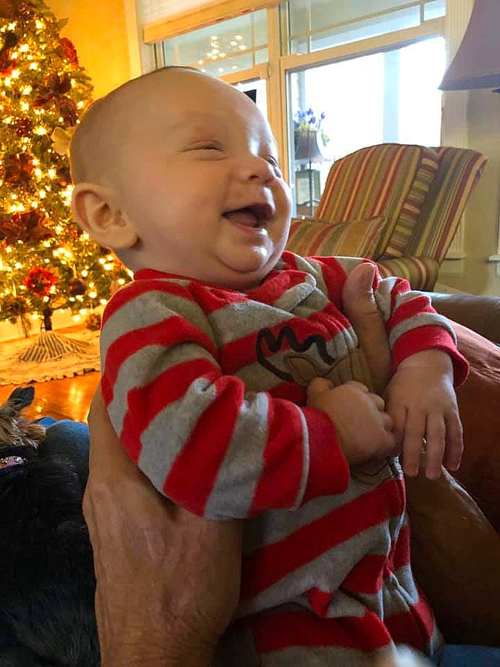 Bellamy joined the competition — help win amazing prizes! baby, child, christmas, christmas_eve, holiday, person, smile, toddler