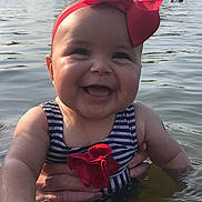 Keeley joined the competition — help win amazing prizes! child, fun, girl, happiness, pink, red, smile, toddler, vacation
