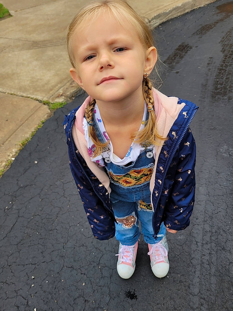 Emily Rose Harman joined the competition — help win amazing prizes! asphalt, baby_toddler_clothing, child, city, cool, electric_blue, fashion_accessory, fun, grass, happy, iris, jewellery, outerwear, pattern, person, portrait_photography, road_surface, sitting, sleeve, toddler