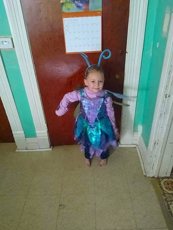Aelianna Raelyn joined the competition — help win amazing prizes! baby, baby_toddler_clothing, child, door, electric_blue, floor, flooring, fun, happy, home_door, joy, magenta, pattern, person, room, sandal, smile, toddler, wood