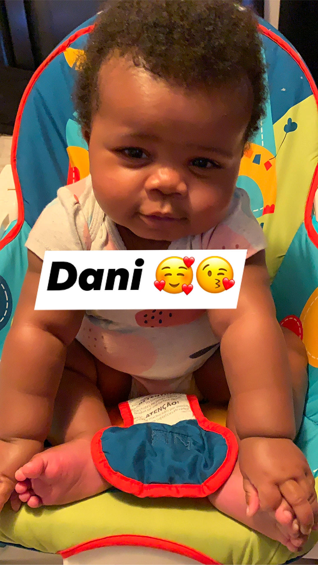 Dani is registered to the contest to win money with this photo: baby, baby_products, baby_toddler_clothing, baby_toys, cheek, child, eye, eyelash, nail, nose, person, toddler