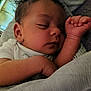 Malakai is registered to the contest to win money with this photo: baby, sleeping, infant, closeup, blanket, cozy, cute, child, face, hand, soft, indoors, peaceful, portrait, rest, newborn, skin, eyelids, curled_fingers, toddler