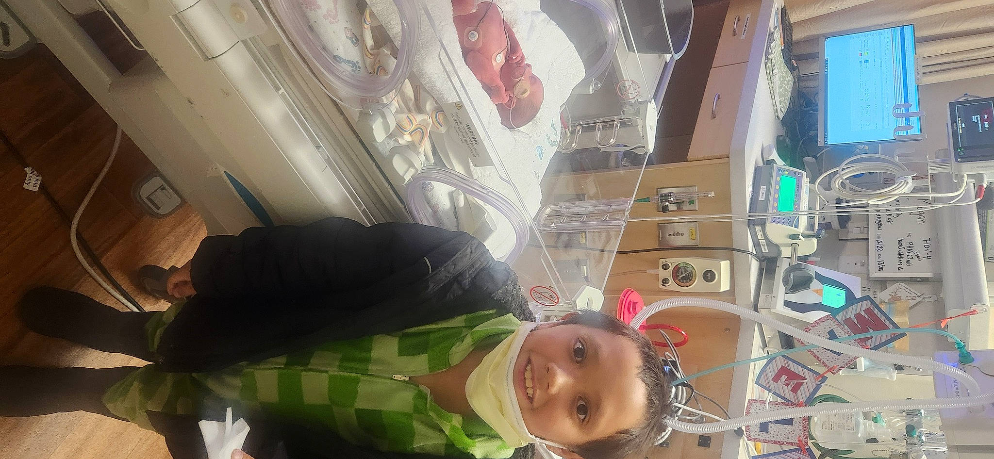 Jacob is registered to the contest to win money with this photo: air_travel, baby, child, fun, joy, leisure, mouth, person, room, selfie, toddler, vacation