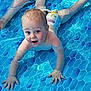 Ronan is registered to the contest to win money with this photo: baby, child, pool, water, diaper, blue, skin, hands, legs, swimming, infant, cute, splash, summer, fun, outdoor, play, safety, person, expression