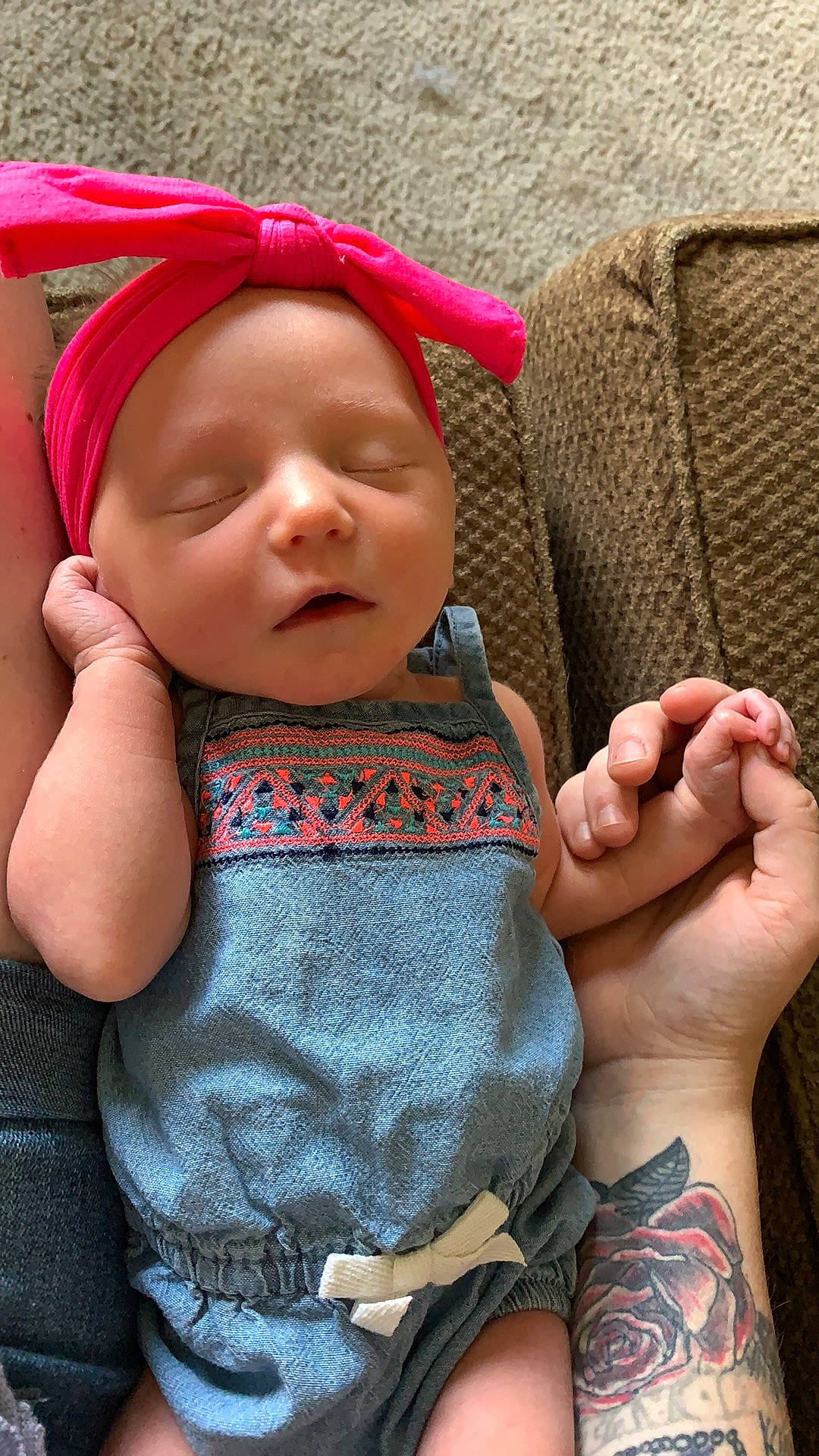 Zavayah joined the competition — help win amazing prizes! baby, cheek, child, finger, hand, headgear, headwear, nail, person, pink, skin, thumb, toddler