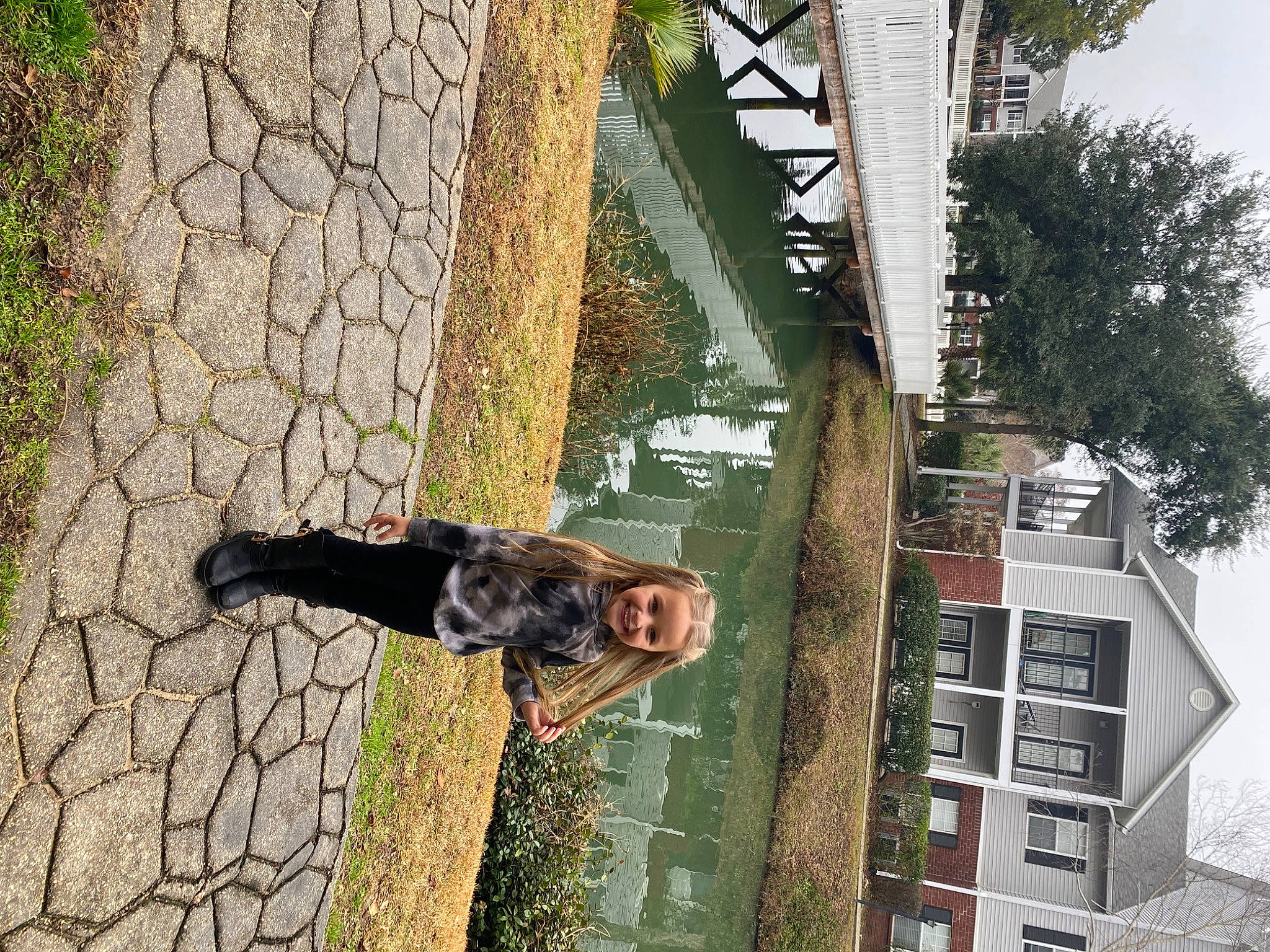 Amiya joined the competition — help win amazing prizes! building, facade, fun, grass, house, joy, leisure, people_in_nature, person, plant, shadow, sky, smile, travel, tree, trunk, urban_design, window