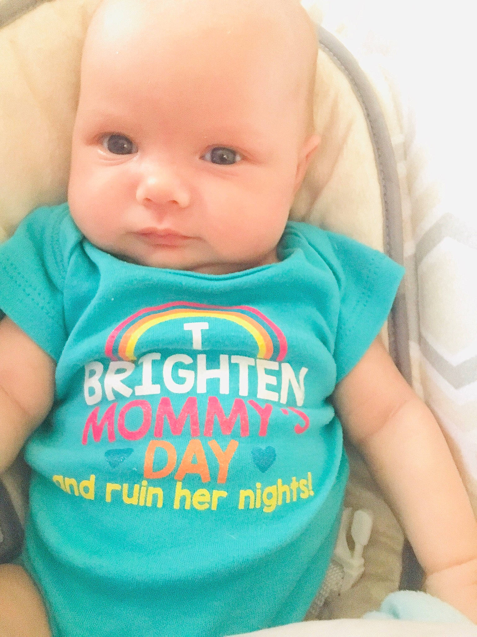 Roselyn joined the competition — help win amazing prizes! baby, baby_products, baby_toddler_clothing, child, person, product, skin, sleeve, toddler, turquoise