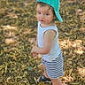 Gabin a rejoint le concours — aidez-le/la à gagner de superbes lots ! baseballcap, boy, cap, child, clothing, dress, face, footwear, grass, hat, head, male, pants, person, photography, plant, portrait, shoe, shorts, soil