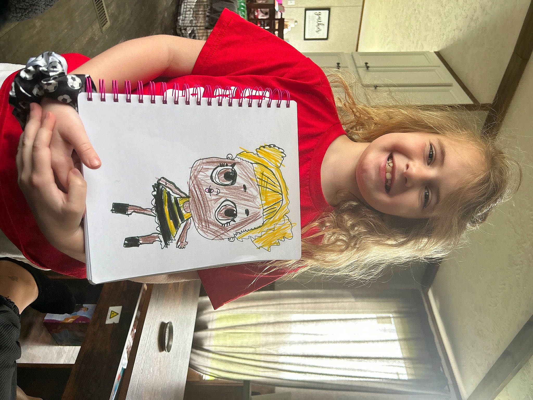 Madolyn joined the competition — help win amazing prizes! art, artist, carmine, child, fashion_design, font, fun, happy, joy, nail, pattern, person, room, smile, t_shirt, visual_arts, wrist