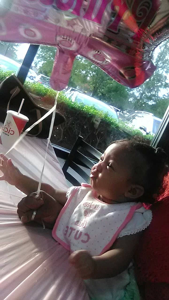 Makiyah is registered to the contest to win money with this photo: child, cool, day, fun, girl, person, pink, product, toddler