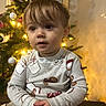 Kashton is registered to the contest to win money with this photo: toddler, child, christmas_tree, pajamas, holiday, lights, indoors, festive, cute, young_child, smiling, sitting, warm_lighting, decorations, face, person, portrait, christmas, seasonal, cozy