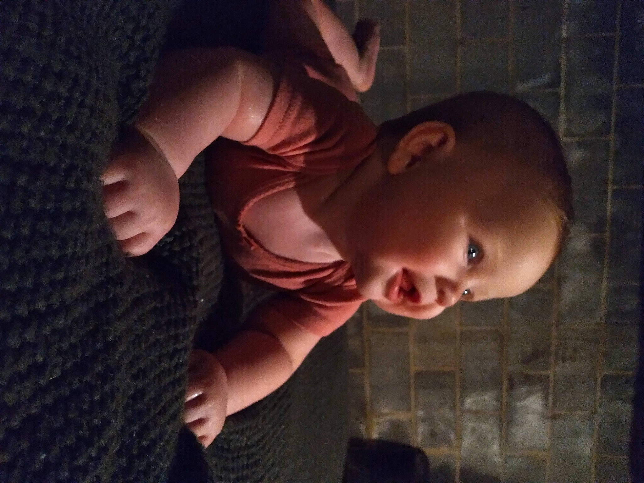 Leela is registered to the contest to win money with this photo: baby, cheek, elbow, eye, finger, flash_photography, floor, flooring, gesture, grass, hand, happy, human_body, iris, lip, mouth, nose, person, skin, smile