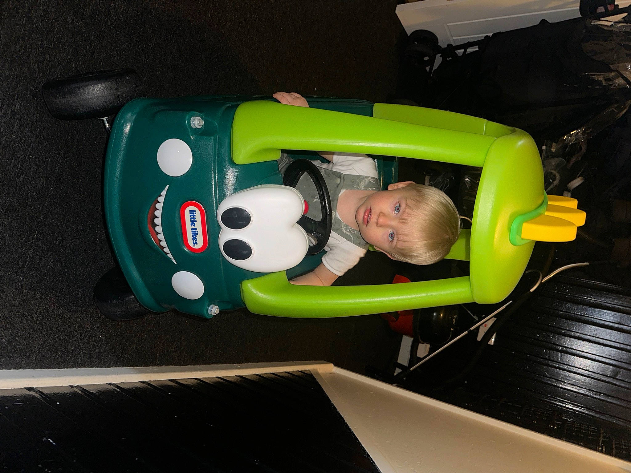 Paul joined the competition — help win amazing prizes! auto_part, automotive_design, automotive_exterior, automotive_tire, automotive_wheel_system, baby, baby_products, bumper, car, motor_vehicle, person, personal_protective_equipment, race_car, recreation, steering_wheel, toddler, toy, toy_vehicle, vehicle, vehicle_door