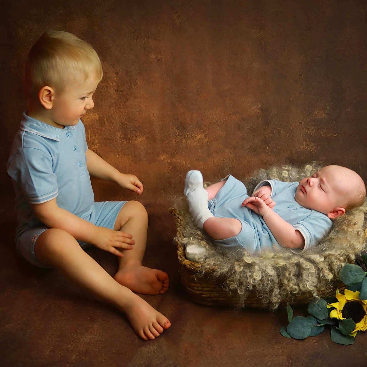 Paul joined the competition — help win amazing prizes! baby, basket, bodypart, boy, child, clothing, couch, face, finger, flower, furniture, hand, head, male, newborn, person, photography, plant, portrait, sitting