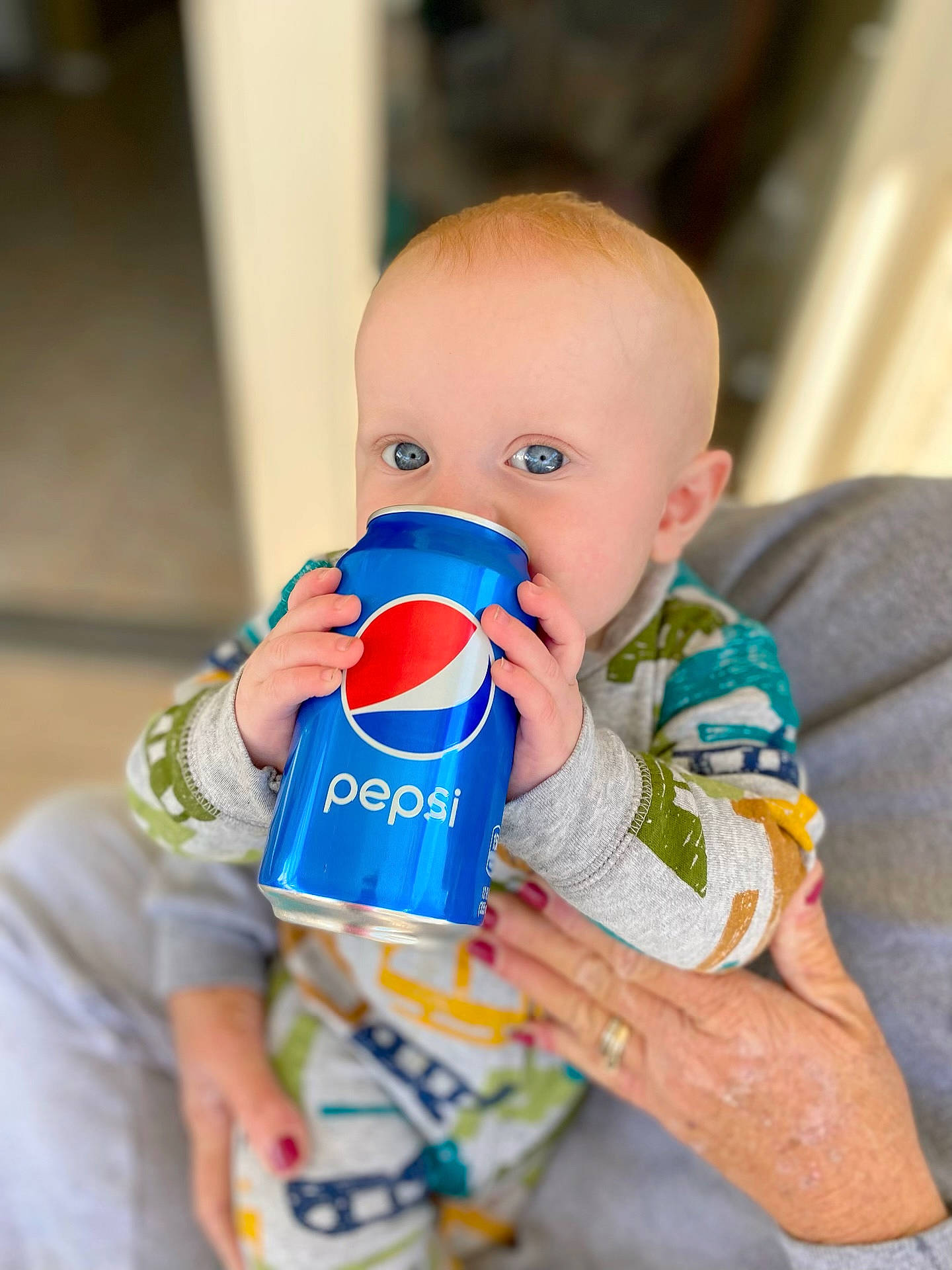 Landyn joined the competition — help win amazing prizes! baby, baby_bottle, baby_toddler_clothing, bottle, child, drink, drinking, drinkware, electric_blue, finger, gesture, hand, happy, nail, person, plastic_bottle, skin, thumb, toddler, water