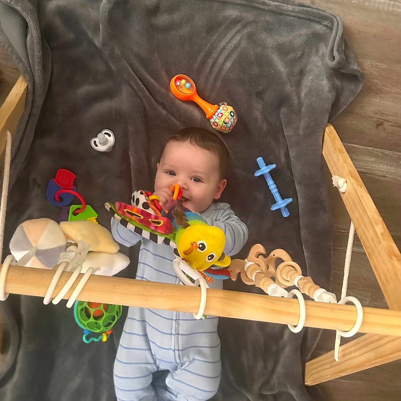 Waylon joined the competition — help win amazing prizes! baby, bed, blanket, crib, face, furniture, head, homedecor, infantbed, machine, person, photography, portrait, screw, toy