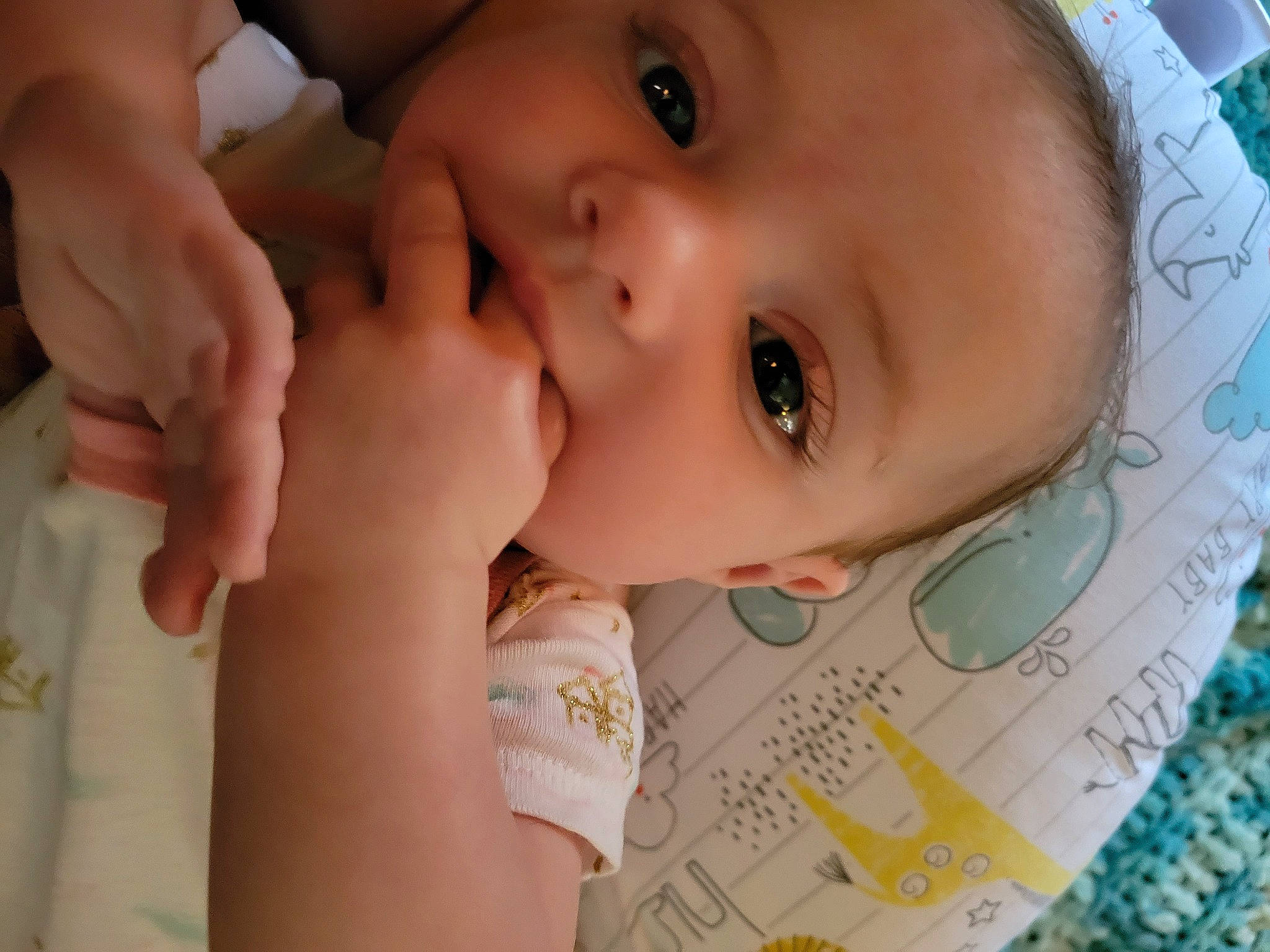 Lilyana joined the competition — help win amazing prizes! baby, cheek, chin, ear, eye, eyebrow, eyelash, facial_expression, finger, gesture, happy, iris, lip, mouth, nail, neck, nose, person, skin, smile