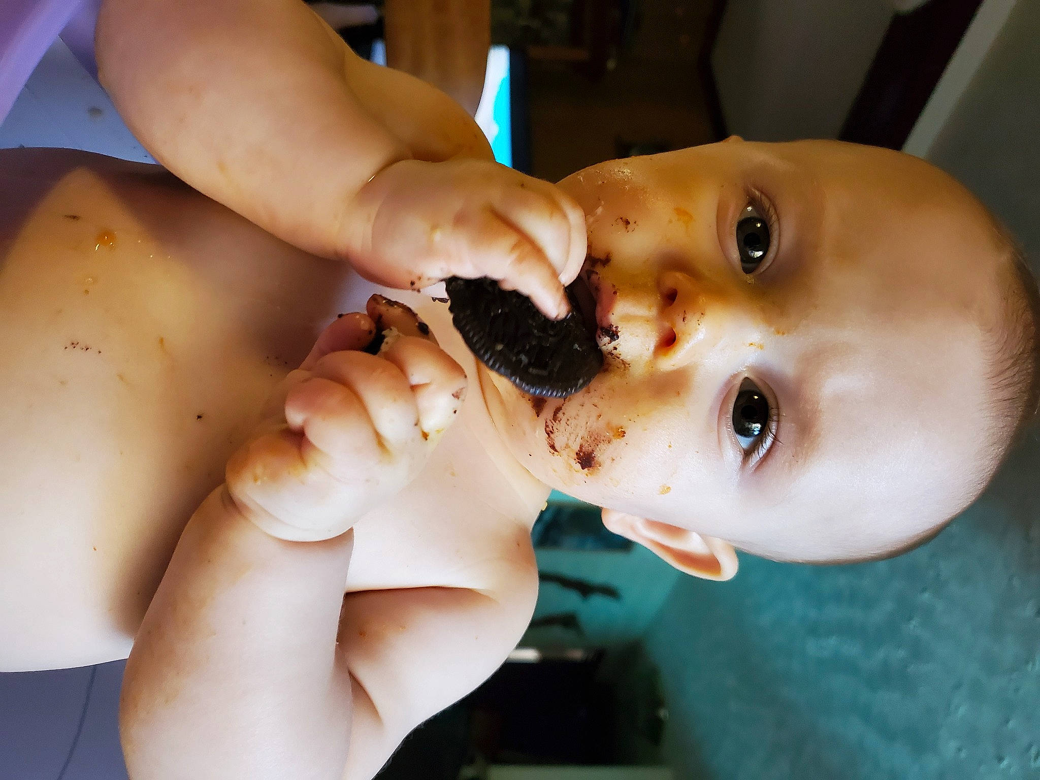 Diana joined the competition — help win amazing prizes! baby, cheek, eye, eyebrow, eyelash, facial_expression, finger, gesture, hand, happy, iris, lip, mouth, muscle, nail, neck, nose, person, skin, thumb