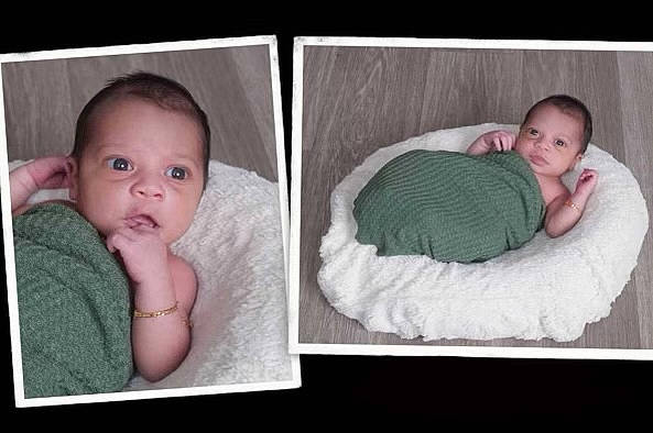 Amir joined the competition — help win amazing prizes! baby, baby_products, baby_toddler_clothing, cheek, child, comfort, eyelash, face, facial_expression, flash_photography, grass, happy, linens, pattern, person, photograph, product, room, skin, sleeve