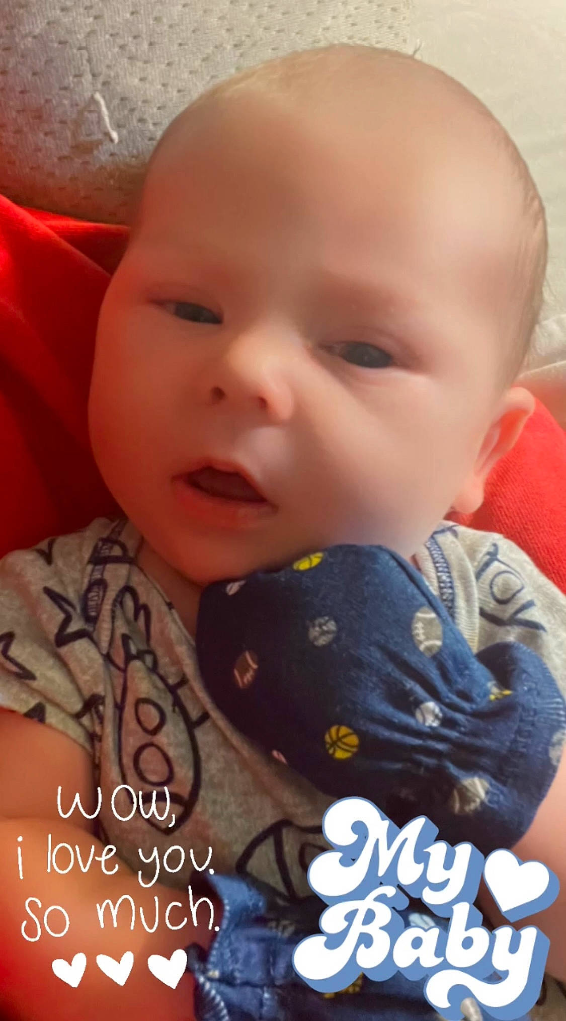 Clayton is registered to the contest to win money with this photo: baby, baby_toddler_clothing, cheek, chin, comfort, ear, eye, eyebrow, eyelash, happy, human, human_body, iris, lip, mouth, neck, nose, person, skin, sleeve