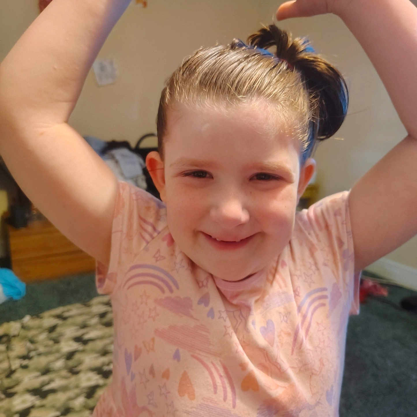 Mairi Lynnax is registered to the contest to win money with this photo: accessories, bodypart, child, clothing, dress, face, female, finger, furniture, girl, head, heart, indoors, jewelry, necklace, person, photography, portrait, symbol, t_shirt