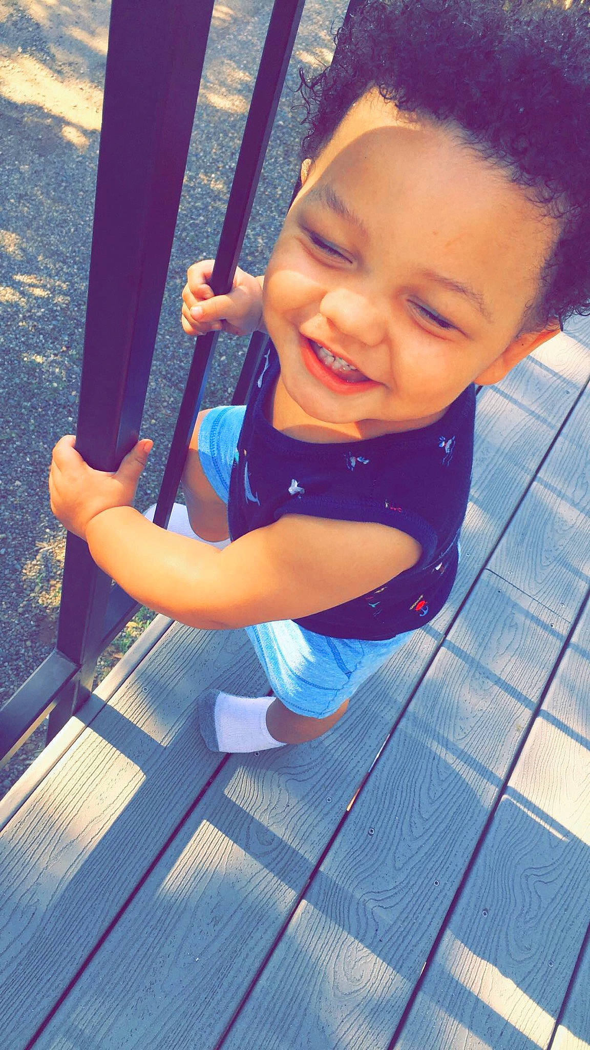 Coby joined the competition — help win amazing prizes! baby, child, cool, facial_expression, fun, happy, joy, leg, outdoor_play_equipment, person, photography, pink, play, playground, public_space, recreation, skin, smile, summer, swing