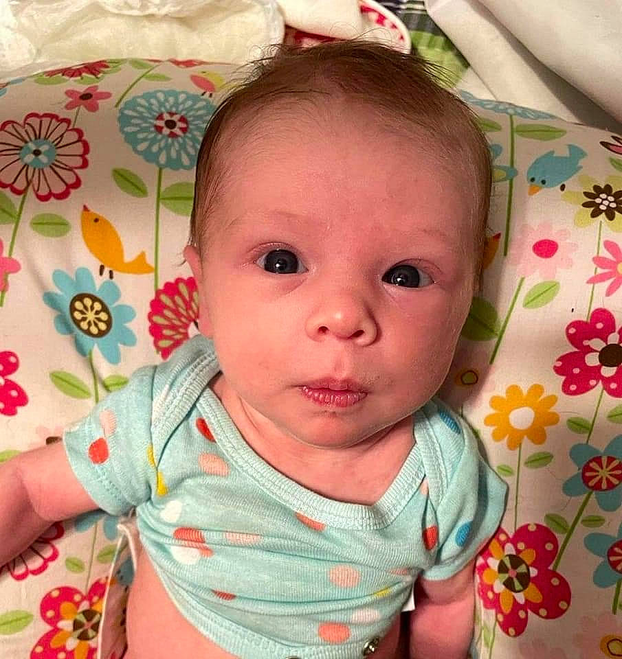 Allayna Grace joined the competition — help win amazing prizes! baby_toddler_clothing, cheek, chin, ear, eye, eyebrow, eyelash, face, facial_expression, forehead, green, hairstyle, head, iris, lip, mouth, nose, organ, person, skin