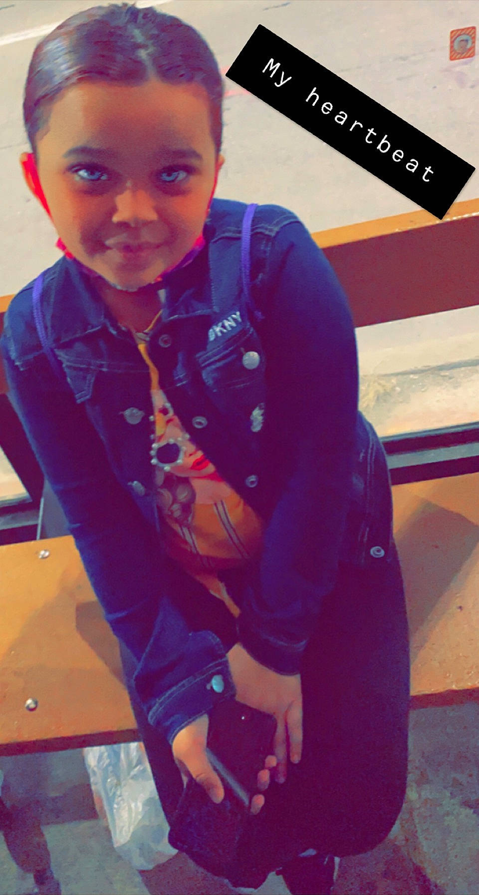 Miracle joined the competition — help win amazing prizes! child, cool, denim, electric_blue, eyewear, facial_expression, fun, hairstyle, happy, human, joy, person, personal_protective_equipment, sitting, skin, sleeve, smile, sportswear, street_fashion, t_shirt