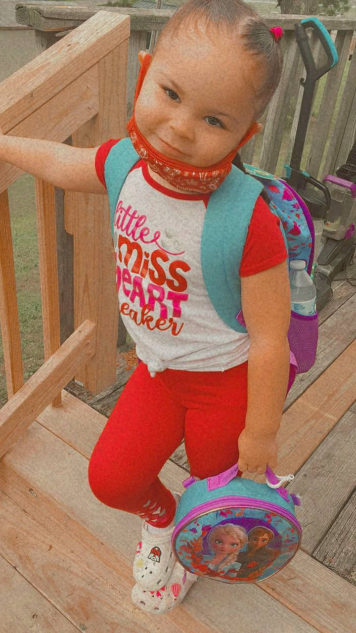 Meilani is registered to the contest to win money with this photo: baby_toddler_clothing, child, cool, flooring, fun, happy, joint, joy, knee, leisure, magenta, person, pink, skin, sleeve, standing, t_shirt, thigh, toddler, waist