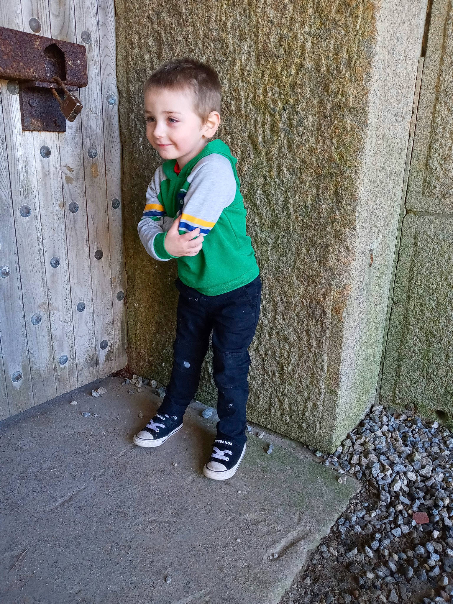 Junior joined the competition — help win amazing prizes! asphalt, child, concrete, electric_blue, eye, face, grass, hair, happy, head, human_leg, joy, leisure, people_in_nature, person, road_surface, smile, sneakers, street_fashion, t_shirt