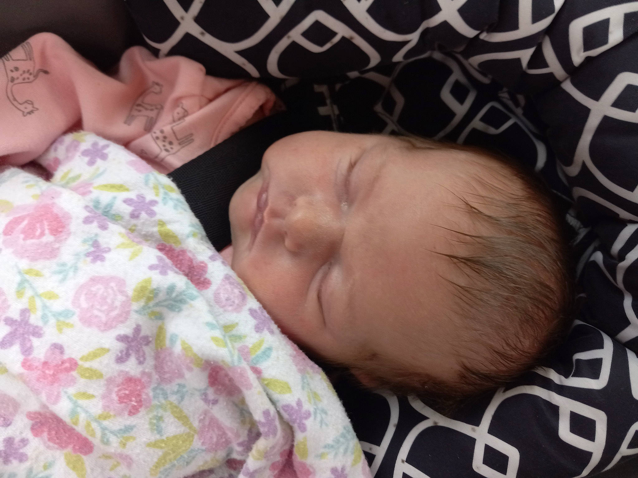 Sophia joined the competition — help win amazing prizes! baby, baby_toddler_clothing, cheek, child, comfort, eye, eyelash, face, facial_expression, head, human, iris, mammal, mouth, nose, people, person, pink, product, skin