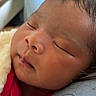 baby, blanket, child, closeup, cozy, cute, face, hair, indoors, infant, newborn, peaceful, pillow, portrait, resting, skin, sleeping, soft_light, toddler, young