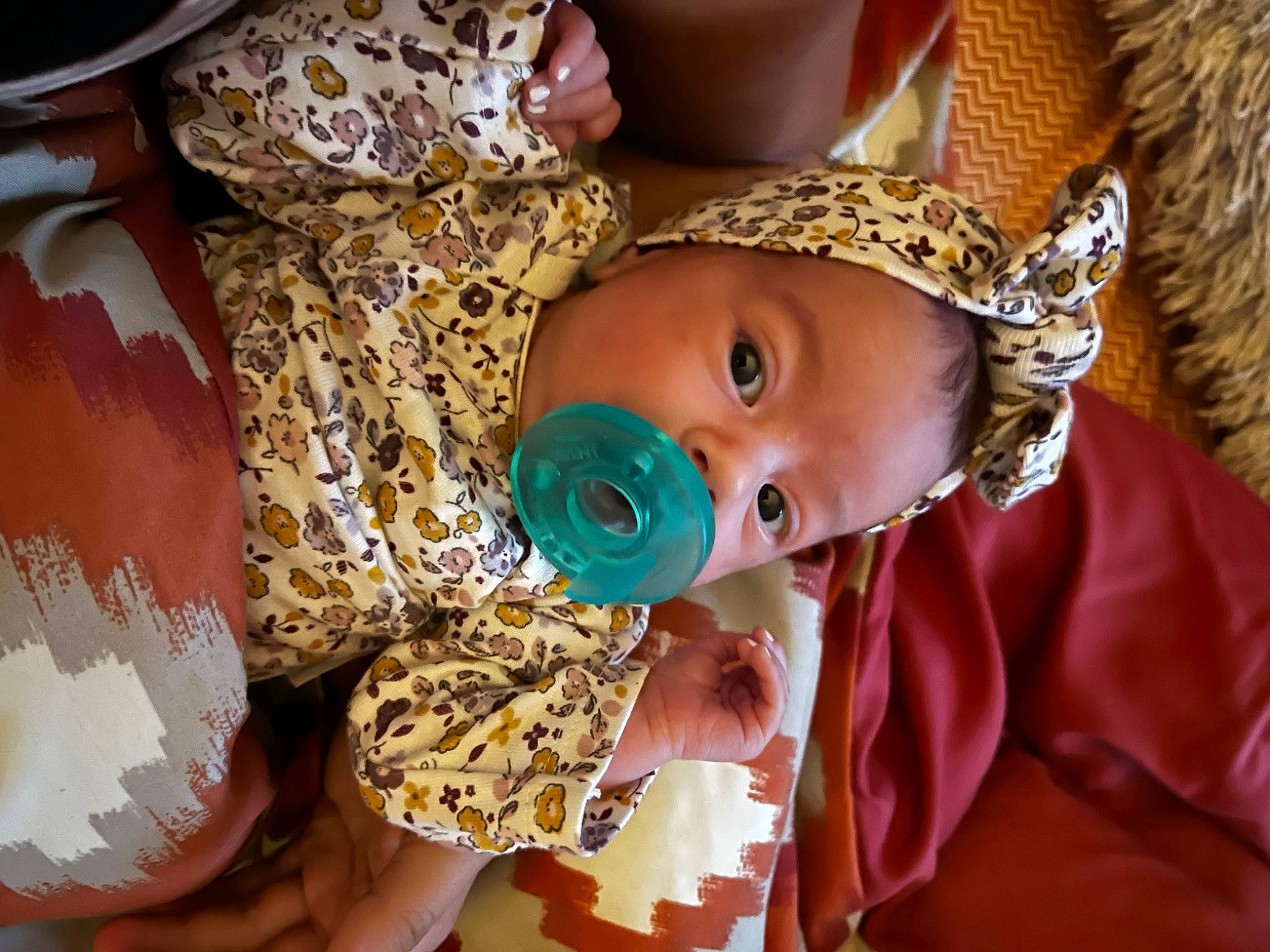 Alena is registered to the contest to win money with this photo: baby, baby_products, baby_toddler_clothing, cheek, child, drinkware, event, eyelash, face, fashion_accessory, food, fun, happy, iris, pattern, person, sun_hat, sweetness, tableware, textile