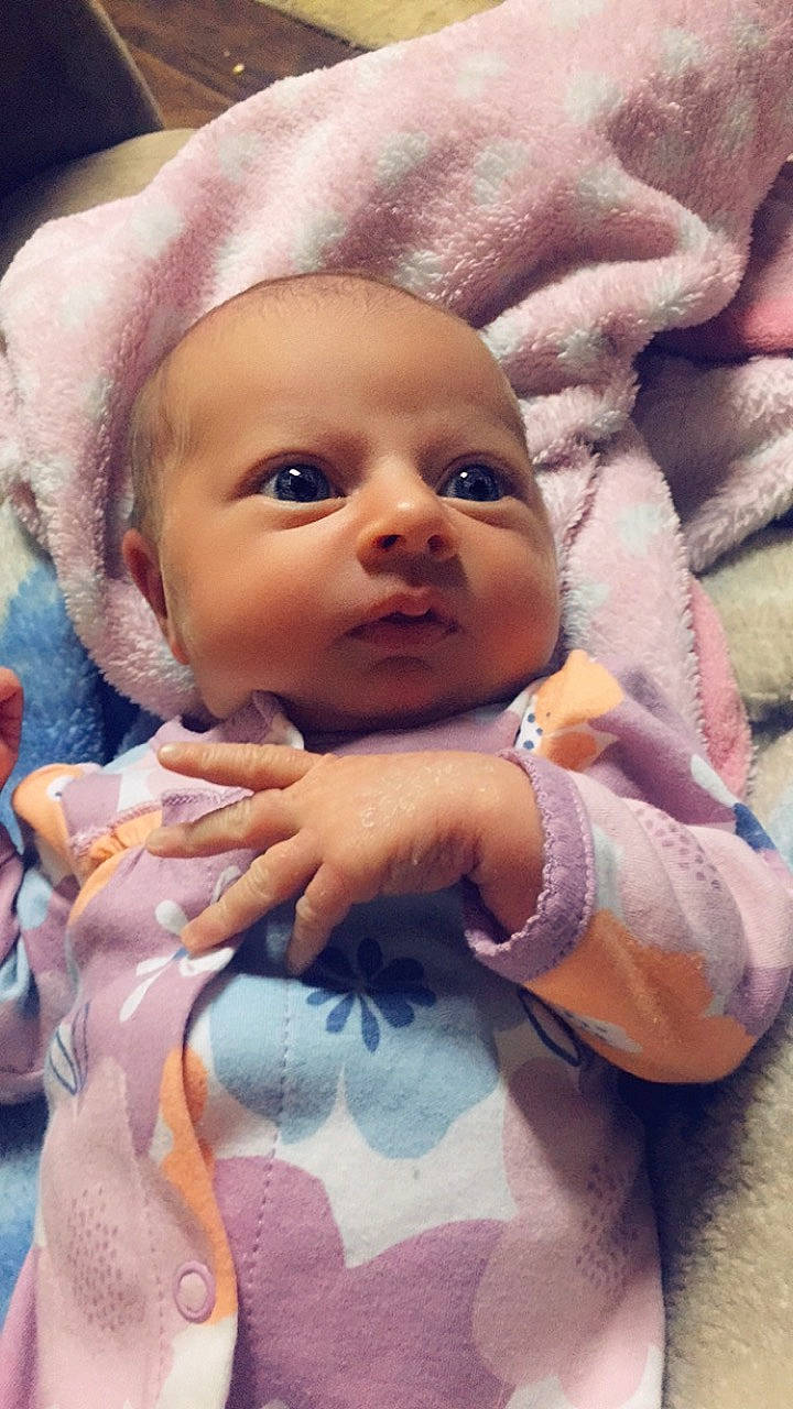 Aubriella joined the competition — help win amazing prizes! baby, cheek, chin, comfort, eye, eyebrow, eyelash, finger, gesture, happy, human_body, iris, lip, mouth, nose, person, pink, skin, textile, thumb